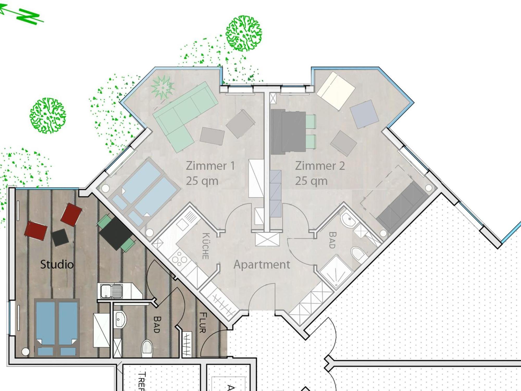 Apartment Heller Am Hasselkopf برونلاغ الغرفة الصورة
